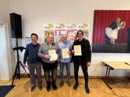 Herrenturnier: Dr. Andreas Gondorf, Ralf Speckmann, Björn Janson, Marco Ter Laare