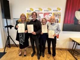 Kaskadenturnier Klasse A: Linda Molle, Marco Ter Laare, Regina Barz, Erwin Barz